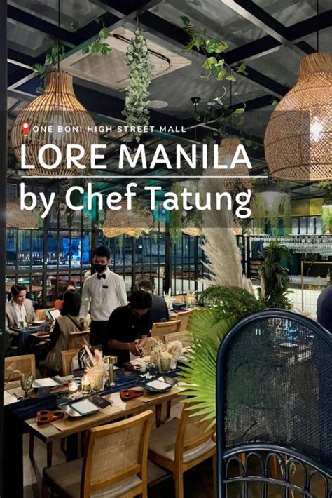 lore manila reviews|Lore a taste of ethnic Filipino dishes .